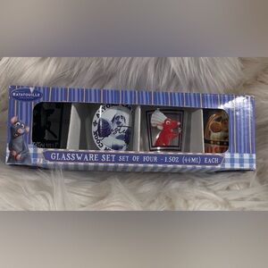 Disney Ratatouille Shot Glass Set of Four NIB